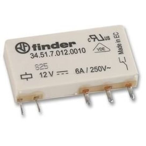 FINDER 34 Series Slim P.C.B. Relays (EMR or SSR) 0.1-2-6 A