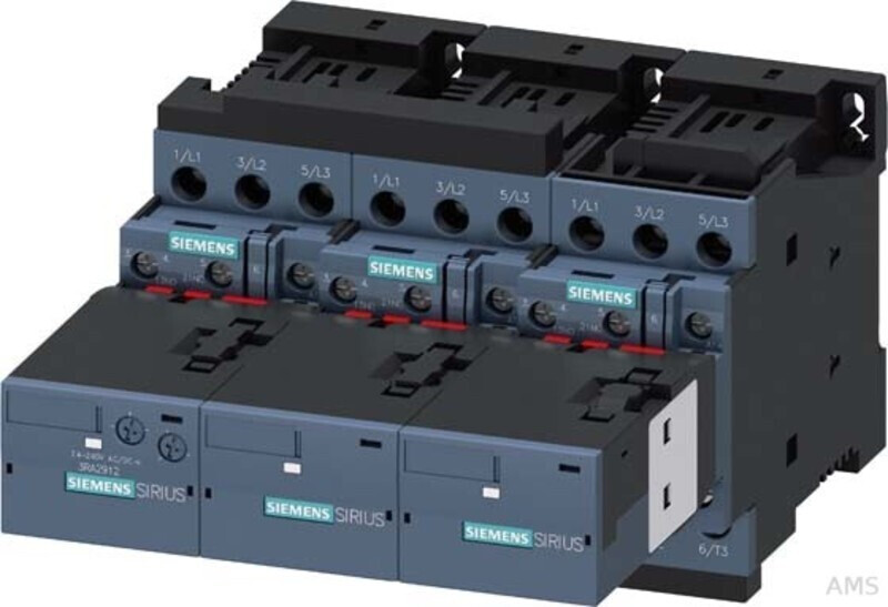 SIEMENS > Electric engineering, automation, process control engineering > Low-voltage switch technology > Contactor (LV) > Combination of contactor > 3RA24268XF321BB4 - Combination of contactor 3D CAD models