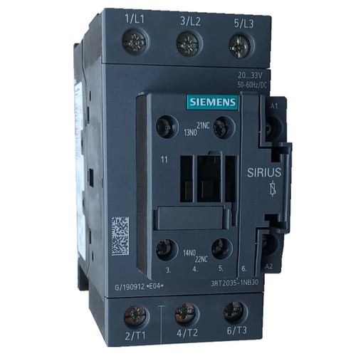 3RT20351NB30 Siemens Contactors - Electromechanical CONTACTOR S2 40A 20-33VUC SCREW 1NO/1NC datasheet, inventory, & pricing.