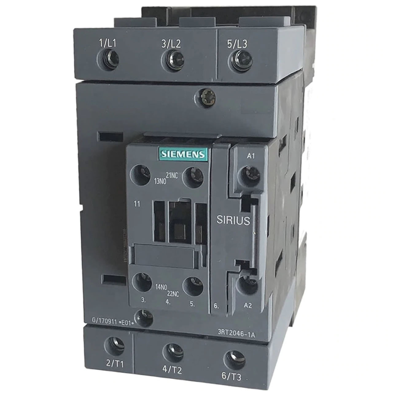 3RT2046-1AN20 MFN: 3RT20461AN20 CONT.,AC3:45KW,1NO+1NC,220VAC 50/60HZ Overview Specifications Related products & services Documents & downloads Support Download product images and data for M-CAD and E-CAD (6)